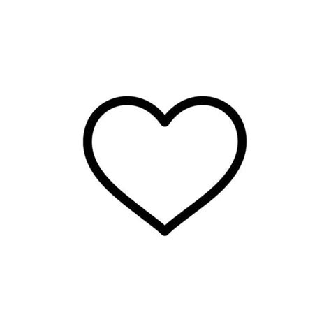 Clip Art Heart Outline - ClipArt Best