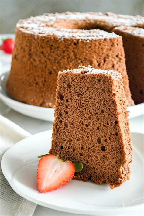 Cotton-Soft Chocolate Chiffon Cake {Updated Recipe!}