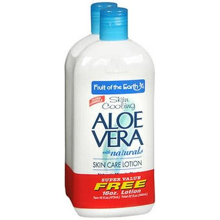 Fruit of the Earth Aloe Vera Skin Care Lotion - 16 oz - Walmart.com