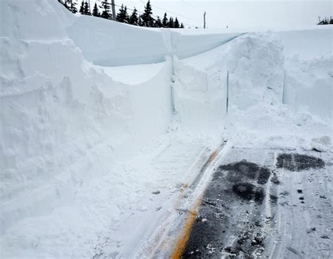 Huge snowdrifts shut down road in Cape Breton Highlands National Park | CBC News