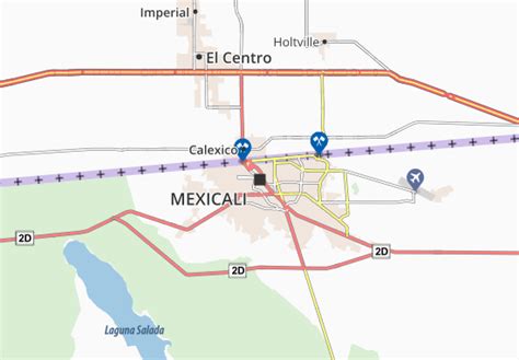 MICHELIN Mexicali map - ViaMichelin