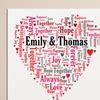 Personalized Family Word-Art Canvas (Up to 52% Off) | Groupon