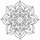 Mandalas  Online Coloring Solitairey sketch template