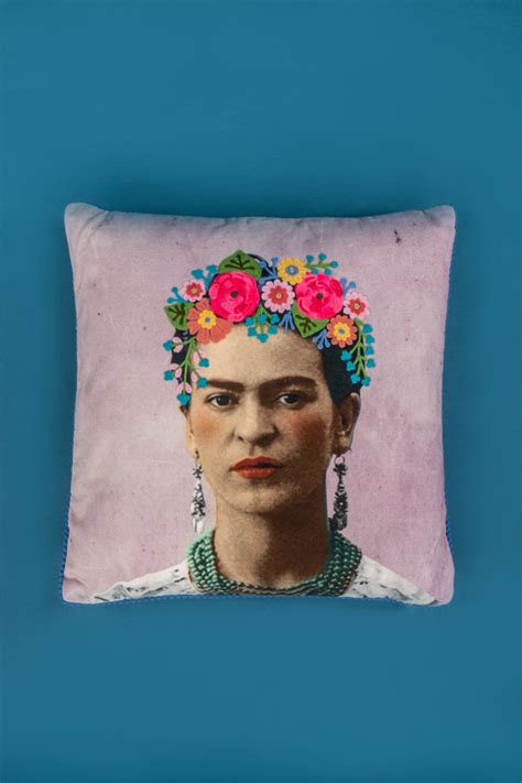 Frida Kahlo Mauve Cushion Cover – Ian Snow Ltd