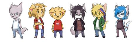 main characters of SPIKE by oomizuao on DeviantArt