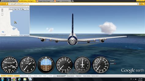 Flight Simulator By Google Earth - Kolektor Tutorial