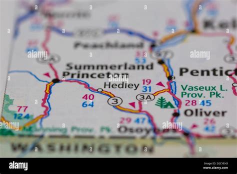 Hedley british columbia map hi-res stock photography and images - Alamy