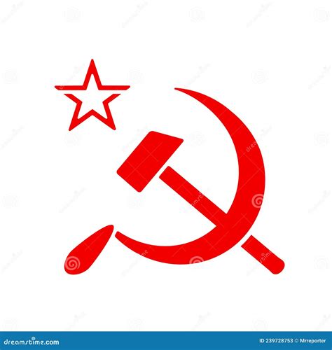 Hammer and Sickle, Soviet Union USSR Red Symbol Stock Vector ...