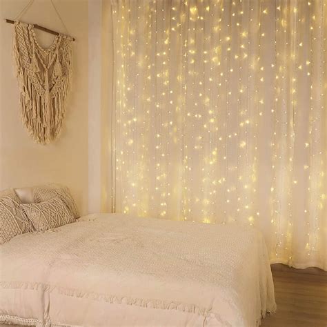 300 Led Curtain Lights Twinkle Lights for Bedroom Wedding | Etsy