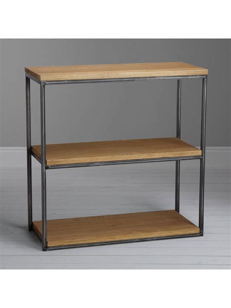 John Lewis Calia Low Shelving Unit, Oak | Shelves, Shelving unit, Furniture