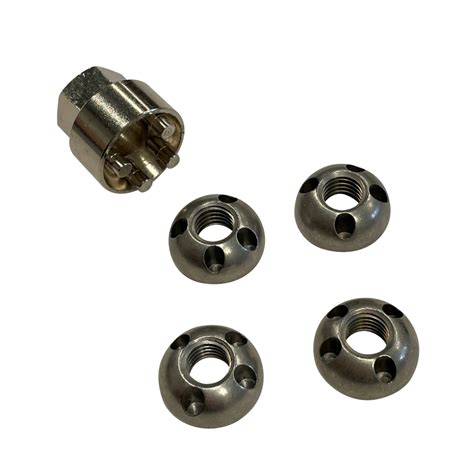 Avelux Security Nuts Stainless Steel M10 4-pack - Extraljuskungen.com