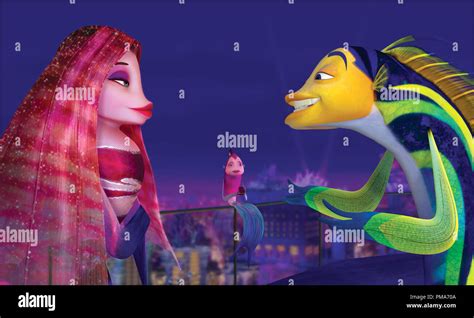 Lola, Angie and Oscar "Shark Tale" (2004) Dreamworks Stock Photo - Alamy