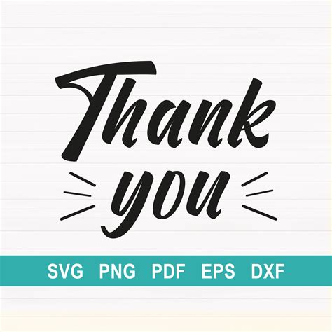 Thank you svg file instant download | Etsy