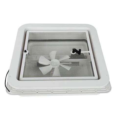 Buy BLACKHORSE-RACING 14" RV Roof Vent Fit for Camper Trailer Universal White Lid Roof Vent with ...