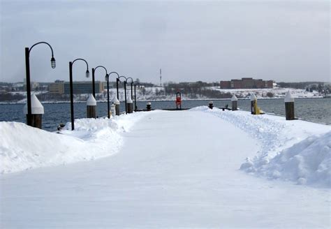 Winter and Snowy Waterfront in Halifax, Nova Scotia image - Free stock photo - Public Domain ...