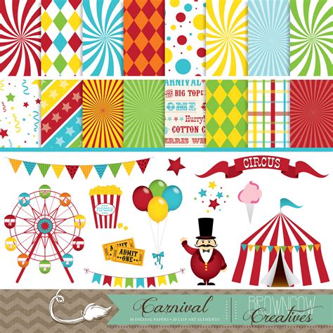 Make Your Celebration Stand Out with Carnival Banner Cliparts