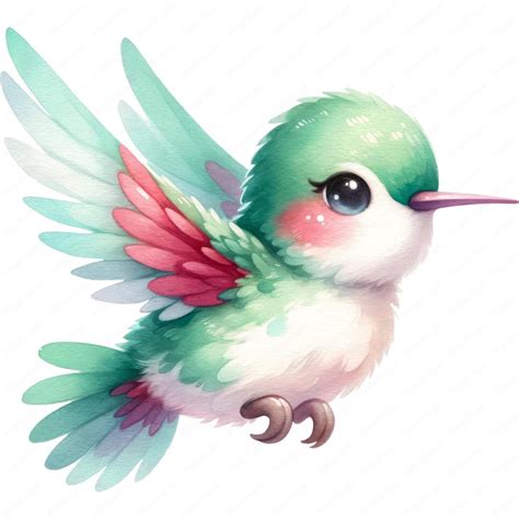 Hummingbird Clipart Cute Clipart 10 High-quality Designs Wall Art Paper ...