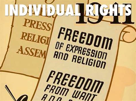 Individual Rights are guaranteed to all citizens. These rights can be found in the Preamble and ...