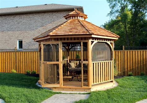 wood screened gazebo | Screened gazebo, Gazebo, Screened gazebo kits