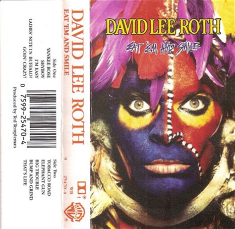 David Lee Roth - Eat 'Em And Smile (1986, SR, Cassette) | Discogs