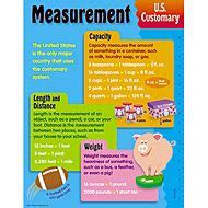 Measurement, U.S. Customary Learning Chart | TRENDenterprises.com | Metric conversion chart for ...
