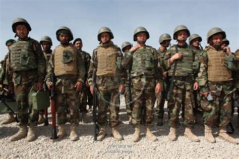 Afghan National Army soldiers in Tarin Kowt, Afghanistan. | Stocktrek Images