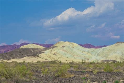 Premium Photo | The landscape of a stone desert with hills