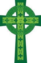 Green Celtic Cross Free Stock Photo - Public Domain Pictures