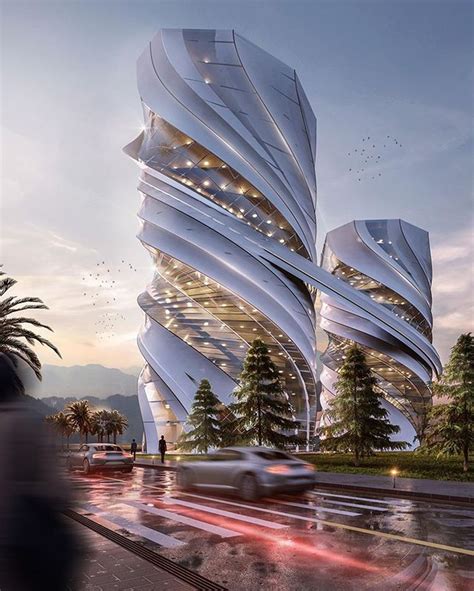 Architecture and Interiors on Instagram: “ Office tower 📌Design and visualization by Moh ...