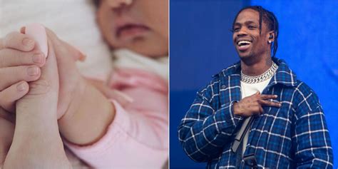 Travis Scott Also Snapped A Picture Of One Month Old Stormi Webster And ...