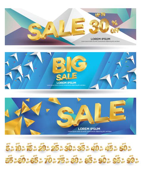 Set of sale banners design. Vector illustration. stylish horizontal ...