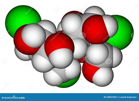 Sucralose Space Filling Molecular Model Stock Illustration - Illustration of education, human ...