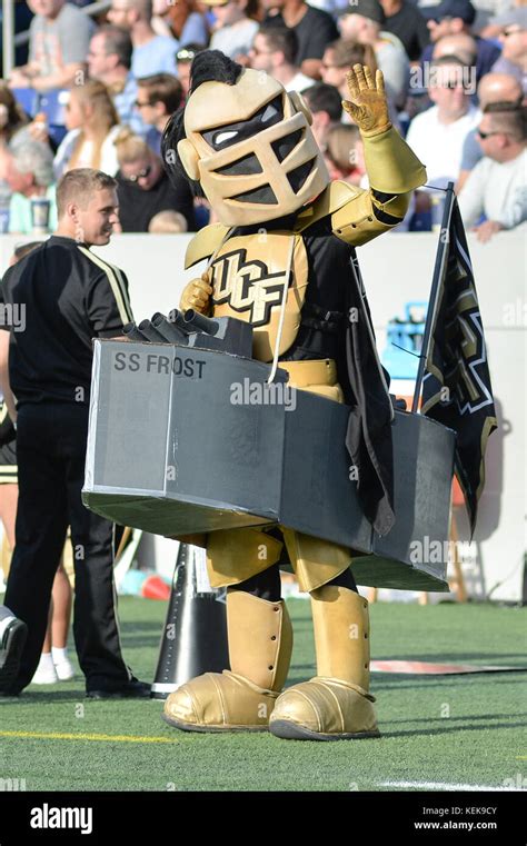 Annapolis, Maryland, USA. 21st Oct, 2017. The UCF mascot Knightro ...