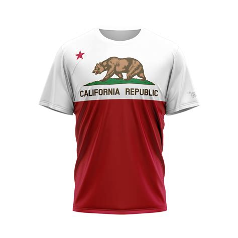 California Flag Performance Shirt | BackHome.us