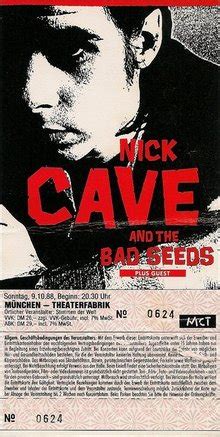 Nick Cave Tickets, Tour Dates & Concerts 2025 & 2024 – Songkick