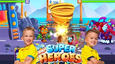 Vlad and Niki Superheroes Game for kids and Toddlers | Superhero Vlad and Niki vs Fire monster ...