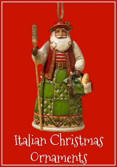 Christmas ornaments with an Italian twist.