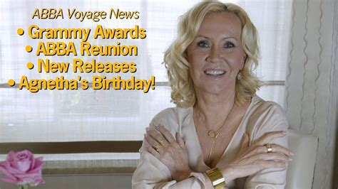 ABBA Voyage News – Grammy Awards, ABBA Reunion, New Releases + Agnetha's 72nd Birthday! - YouTube