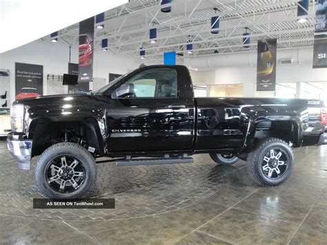 Lifted Monster Black 2014 Silverado 1500 Lt Regular Cab 4x4 Pro Comp Z71