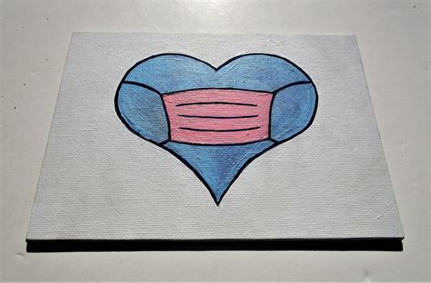 Heart of Hope ORIGINAL ACRYLIC PAINTING 5 X 7 by | Etsy