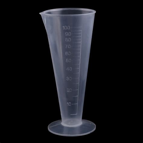 Newest Conical Graduate Plastic Measuring Cup 100ml Round Base Lot 24-in Measuring Cups & Jugs ...