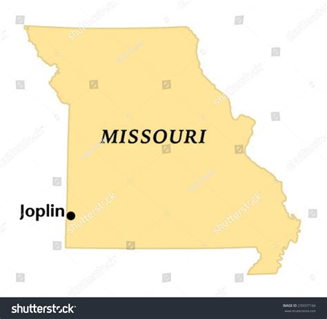 Joplin Missouri Locate Map Stock Vector (Royalty Free) 239337166 ...