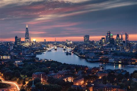 Imagini de fundal : apus de soare, Londra, faleza, oraș, luminile ...