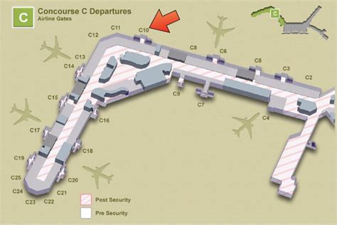 Bna Nashville Airport Terminal Map