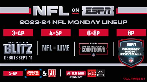 ESPN Adds New Studio Show, Monday Blitz, to its Weekly Lineup; Joins NFL Live, Monday Night ...