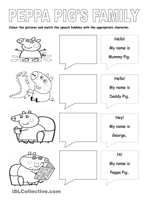 Awesome Peppa Pig Worksheets Phonics Cut And Paste