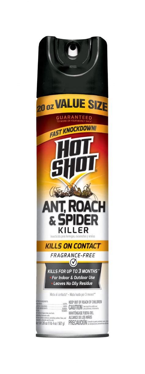 HOT SHOT, Aerosol, Imiprothrin/Lambda Cyhalothrin, Ant, Roach, Spider ...