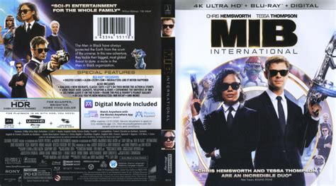 MIB International (2019) R1 4K UHD Blu-Ray Cover & Label - DVDcover.Com