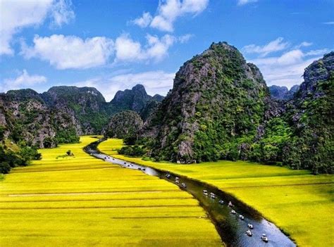 Trang An has many types of distinctive and unique karst landscape ...