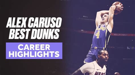 Alex Caruso's Best Dunks | Career Highlights - YouTube